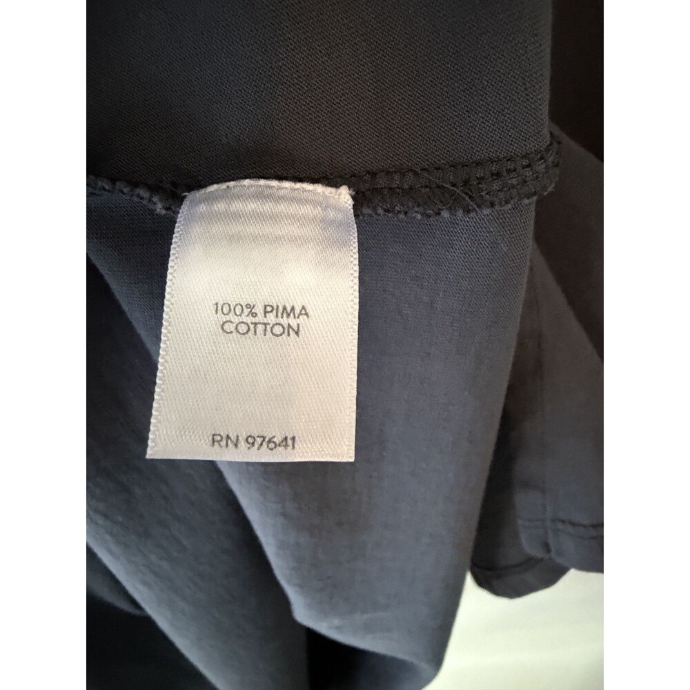 J.Jill Pure Jill Top Womens Large Tall Gray Side Slit Elliptical Tee Shirt - Picture 10 of 11
